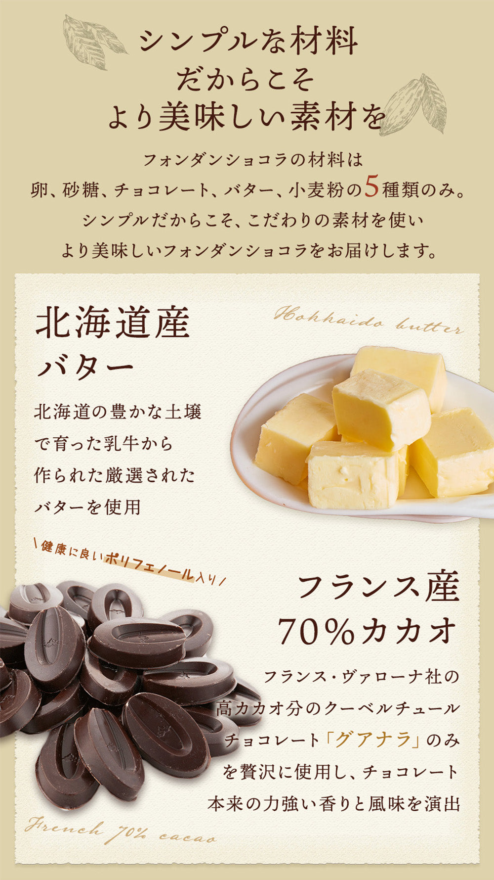 フォンダンショコラ 3号 + 低糖質 生チョコレート 20個 MAGIC CHOCOLATE / YASASWEETS