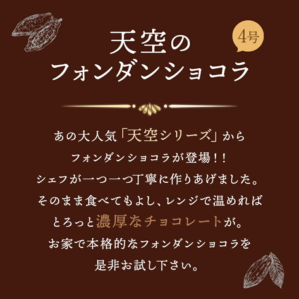 【 お歳暮 クリスマス ギフト お菓子 スイーツ 】 スイーツ 2023 バースデー ギフト 天空のフォンダンショコラ 4号 濃厚 誕生日 チョコレートケーキ ショコラ カカオ 洋菓子 お菓子 人気 お取り寄せスイーツ 通販 内祝い 記念日 贈り物 お祝い