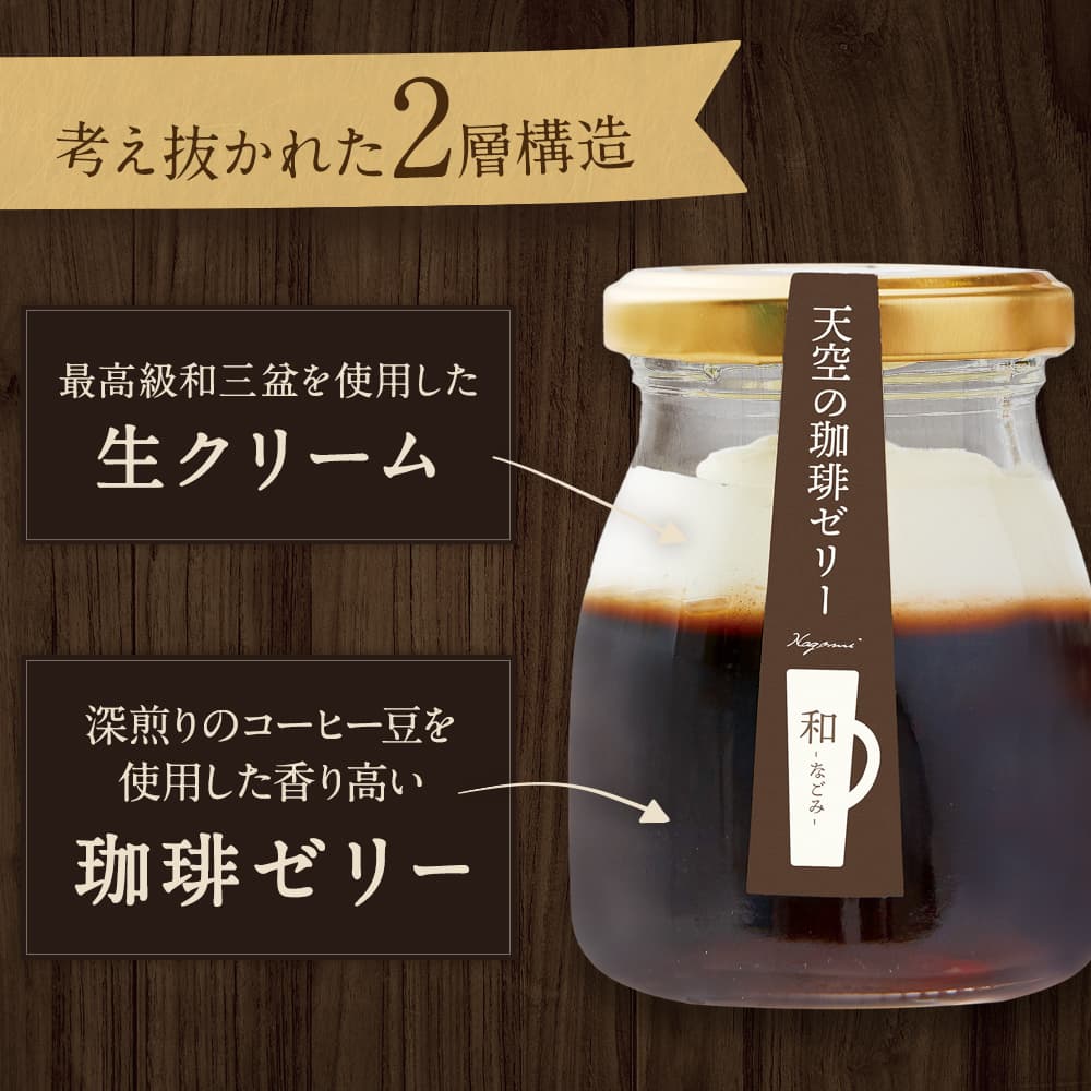 【 ハロウィン ギフト お菓子 スイーツ お彼岸 秋分 お月見 十五夜 】 【 ヒルナンデス 】 ギフト 天空の 珈琲 ゼリー 和 ( なごみ ) コーヒー 濃厚 最高級 プリン 金箔 お取り寄せ おすすめ 誕生日 プレゼント お菓子 洋菓子 記念日 プチギフト 通販 フォチェッタ focetta