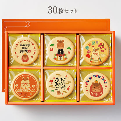 メッセージクッキー 新年のあいさつ LEUK KOEK